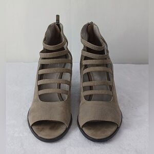Eileen Fisher Leather Open Toe Shoes